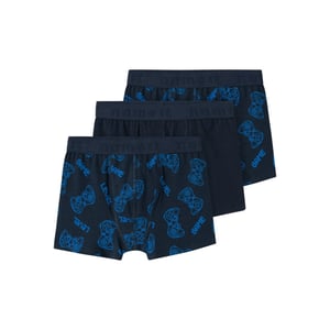 Name It Kinder boxershorts jongens nkmboxer gameprint 3-pack donker