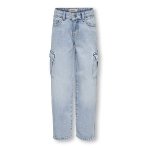 Only Kogharmony wide cargo carrot azg no blue denim