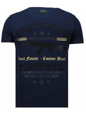 Local Fanatic Freedom fighter rhinestone t-shirt