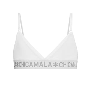 Muchachomalo Meisjes 1-pack triangle top effen