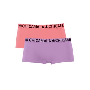 Muchachomalo Meisjes 2-pack boxershorts effen