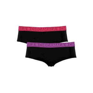 Muchachomalo Meisjes 2-pack hipster effen