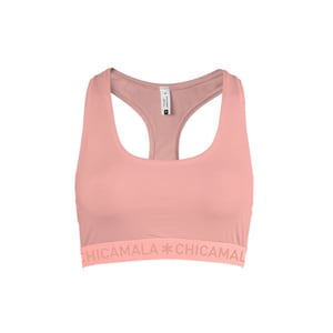 Muchachomalo Meisjes racerback effen pastelc