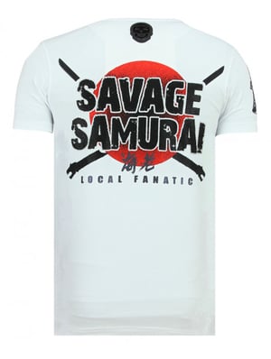 Local Fanatic Savage samurai t-shirt