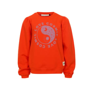Looxs Revolution Sweater fluo orange voor meisjes in de kleur