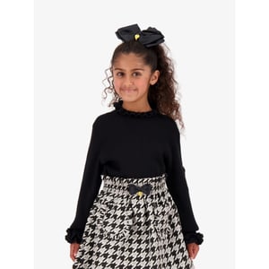 Angels Face Meisjes top elma rib zwart