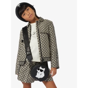 Karl Lagerfeld Meisjes vest zwart beige