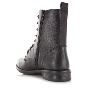 Shoecolate Leren veterboot met rits veterboots dames