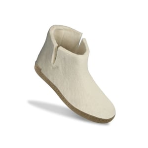 Glerups Low boot leather sole g 03-white