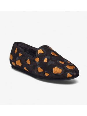 HUMS Leopard suede loafer brown aw2001