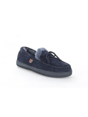 Warmbat Koala dk.navy dames pantoffel (gesloten hiel)