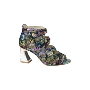 Laura Vita Jacbo 01 charbon dames sandalen gekleed