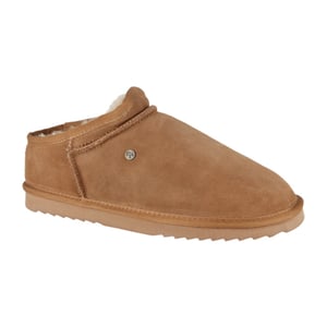 Warmbat Conner cognac heren pantoffel (gesloten hiel)