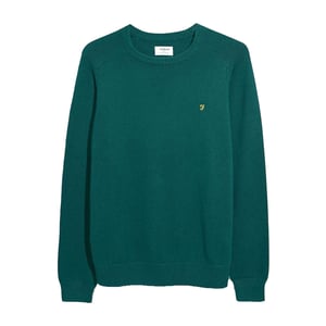 Farah Heren Kingsbury Crew Hals Sweatshirt (Groen)