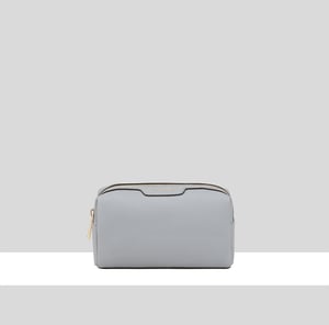 Sesia Blue Leather Pouch Bag