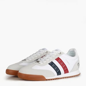 Q1905 Sneaker tornado wit/rood/donkerblauw