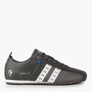 Q1905 Sneaker typhoon sp middengrijs/koningsblauw/wit