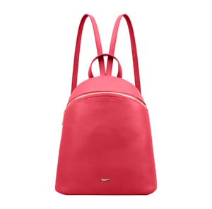 Panoma Pink Leather Backpack Bag