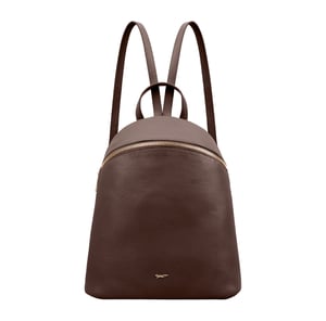 Panoma Brown Leather Backpack Bag