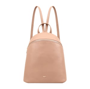 Panoma Pink Leather Backpack Bag