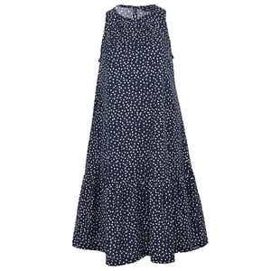 Regatta Dames/Dames Trisa Micro-Dot Smock Jurk (Marine, Wit)