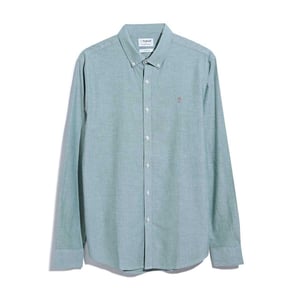 Farah Heren Brewer Slim Shirt (Groen)