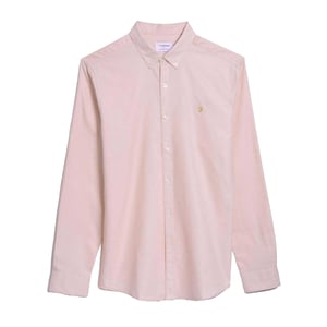 Farah Heren Brewer Slim Shirt (Roze)