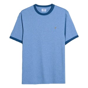 Farah Heren Groves Ringer T-shirt (Blauw)