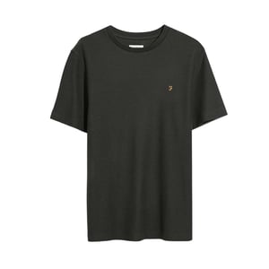 Farah Heren Fairweather Organisch Katoenen T-Shirt (Zwart)