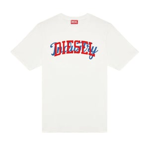 Diesel Unisex Volwassenen Industrie Logo T-shirt (Wit)