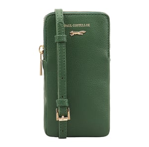 Limia Green Leather Phone Bag Bag