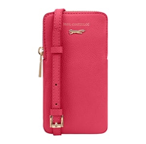 Limia Pink Leather Phone Bag Bag