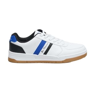 Ben Sherman Heren Gebogen Trainers (Wit/blauw)