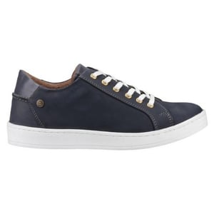 Cotswold Heren Radcot Leren Sneakers (Marineblauw)