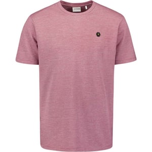 No Excess T-shirt crewneck melange jacquard s dark wine