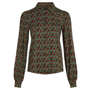 King Louie 10180 maisie blouse mirth jersey 678 rhubarb red