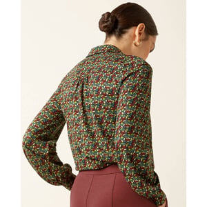 King Louie 10180 maisie blouse mirth jersey 678 rhubarb red