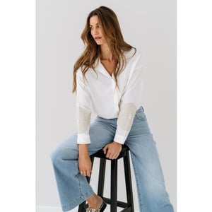 MAICAZZ Minde blouse sp25.20.316 off white/l sand