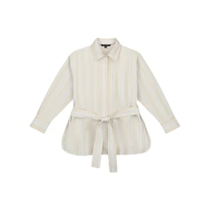 Olaf Hussein Stripe tie shirt ls blouses w200304