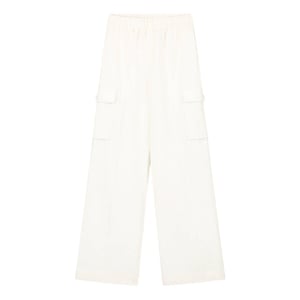 Olaf Hussein Cotton linen cargo pants cargo w210401