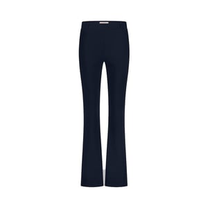 Studio Anneloes flair bonded trousers 94800 6900 dark blue