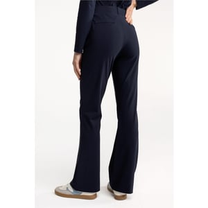 Studio Anneloes flair bonded trousers 94800 6900 dark blue
