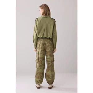 Summum 4s2742-12021 loose cargo pant camou stretch