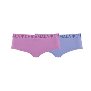 Muchachomalo Girls 2-pack hipster solid