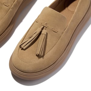 FitFlop Iq-comff tassel suede loafers