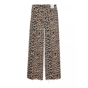 Catwalk Junkie Jeans Loose met leopard print