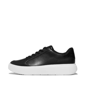 FitFlop Rtg sequin-backtab leather sneakers