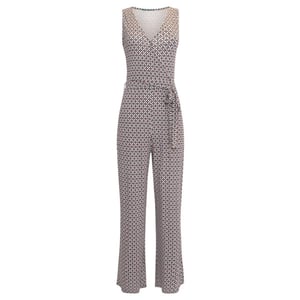 Smashed Lemon 24439 donkere grafische print jumpsuit |
