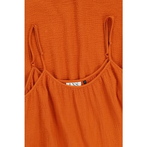 Looxs Revolution Lxs maxi katoenen zomerjurk oker voor dames in de kleur