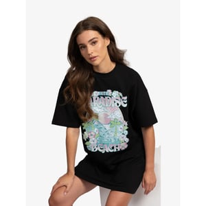 Nikkie Dames jurk paradise t-dress zwart